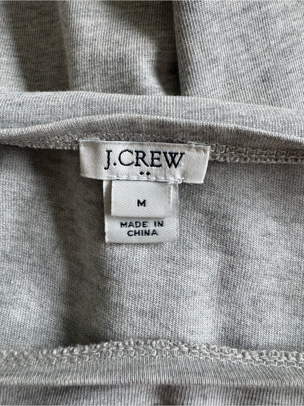 J. Crew Office Grey Stripe Sleeve Boat Neck Long Sleeve Top - Picture 4 of 4